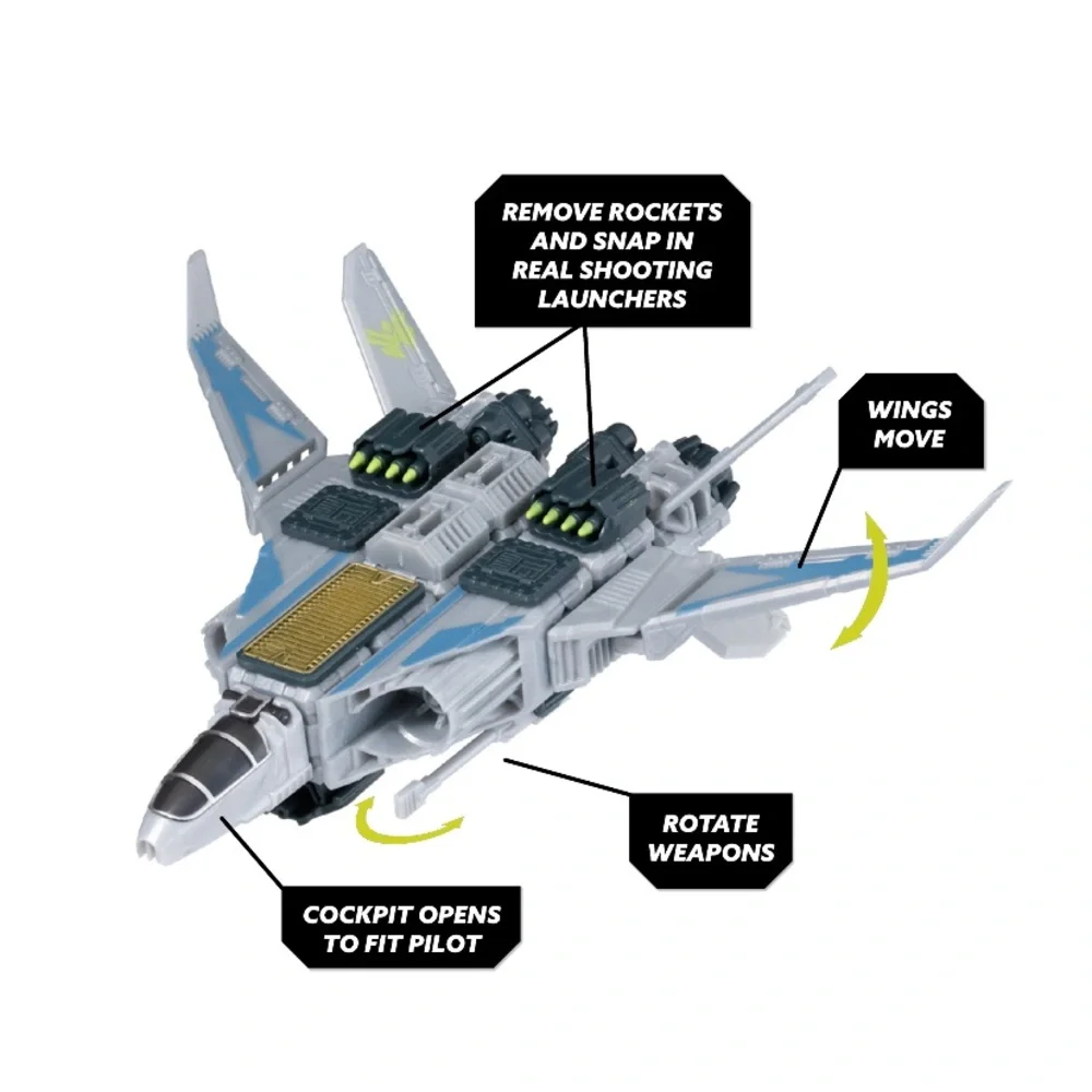 Snap Ships Build to Battle Sabre XF-23 Interceptor